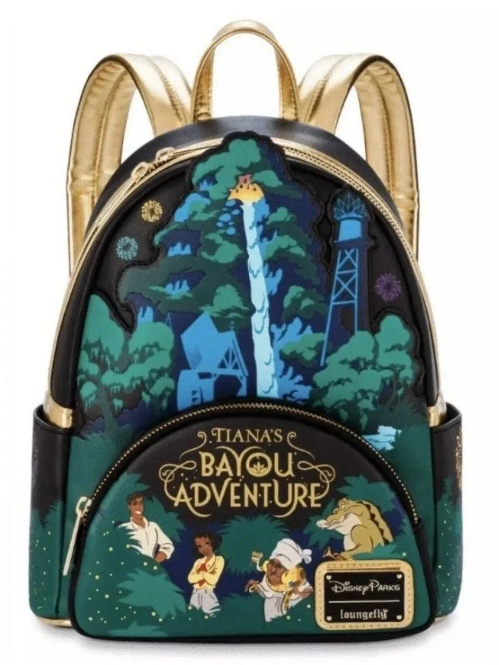Disney Parks Loungefly Tiana’s Bayou Adventure Backpack Princess & The Frog NWT